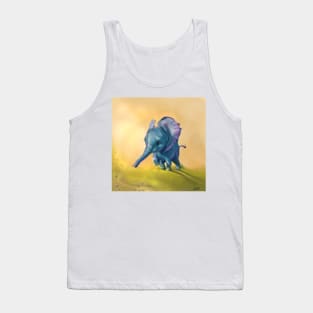 Little blue elephant Tank Top